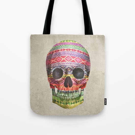 Navajo Skull Tote Bag