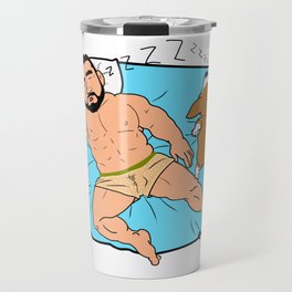 The Bear, the Dog and the Mouse Travel Mug