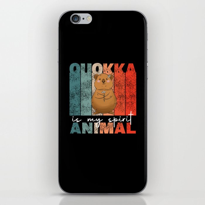 Quokka Is My Spirit Animal - Cute Quokka iPhone Skin