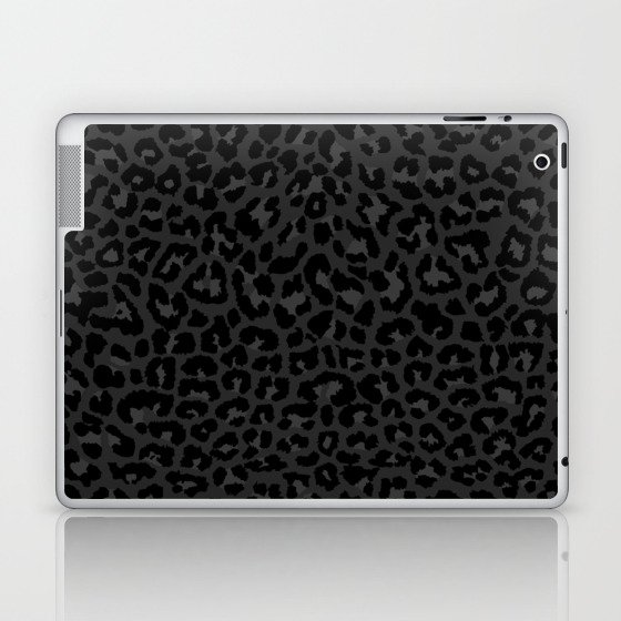 Dark abstract leopard print Laptop & iPad Skin