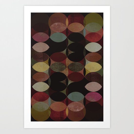 Circles V Art Print