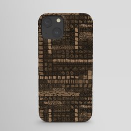 earth tone ink marks hand-drawn collection iPhone Case