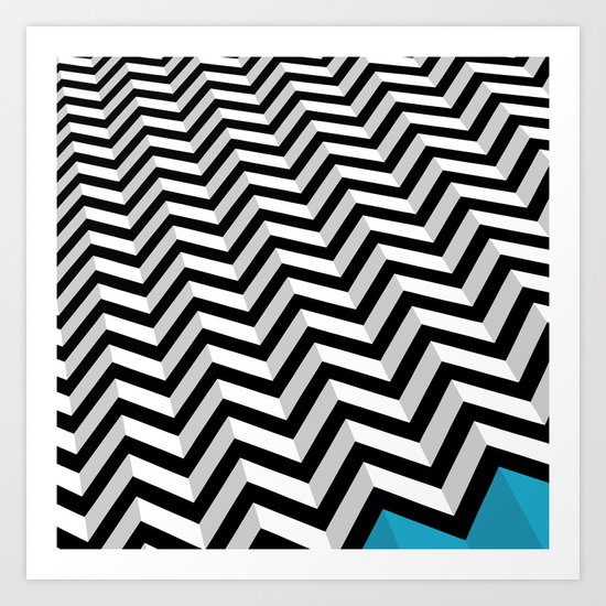 ZIGZAG Art Print