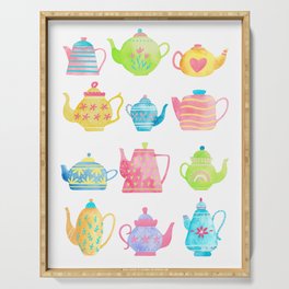 Teapots Serving Tray