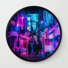 Candy Floss Neon Wall Clock