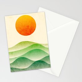 sunrise, spring Stationery Cards