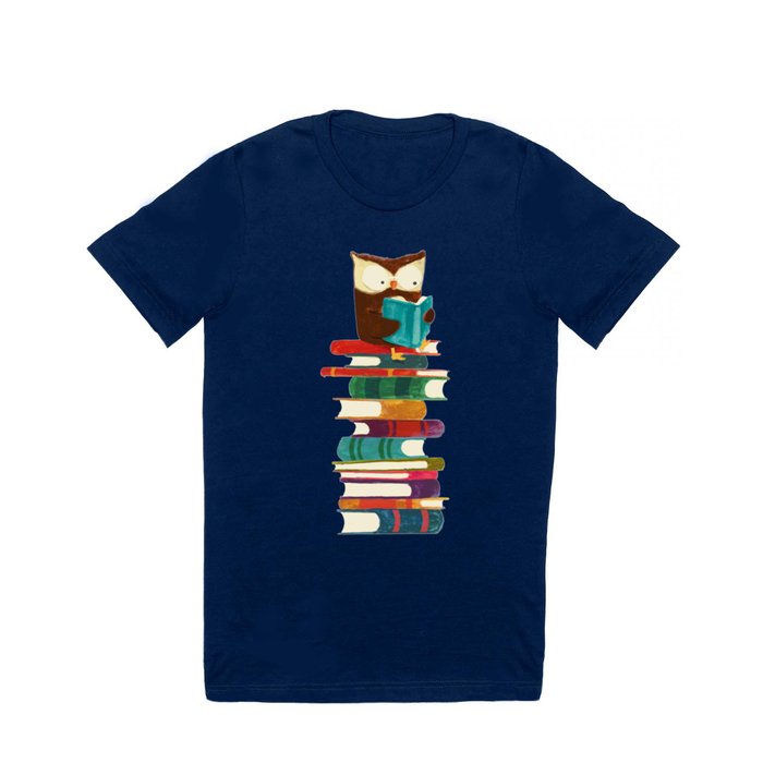 Owl Reading Rainbow T Shirt