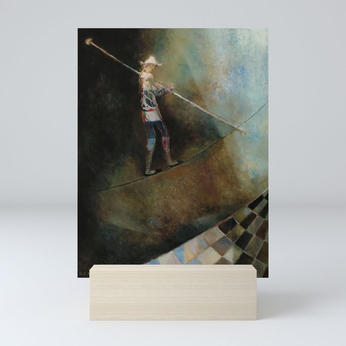  The Rope-Dancer - Ole Kandelin  Mini Art Print