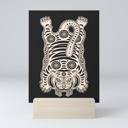 King Of The Jungle 04: Black & White Tiger Edition Mini Art Print
