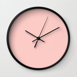 Ripe peach Wall Clock