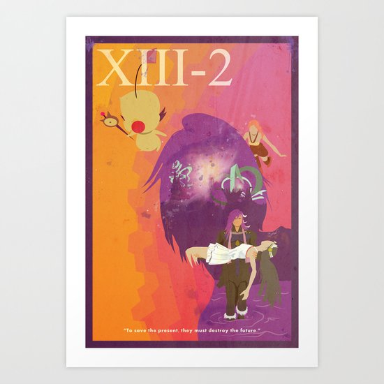 Vintage FF Game Poster XIII-2 Art Print