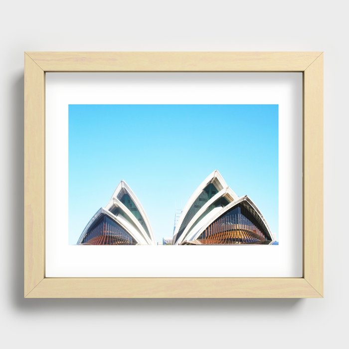 Sydney Opera House Recessed Framed Print