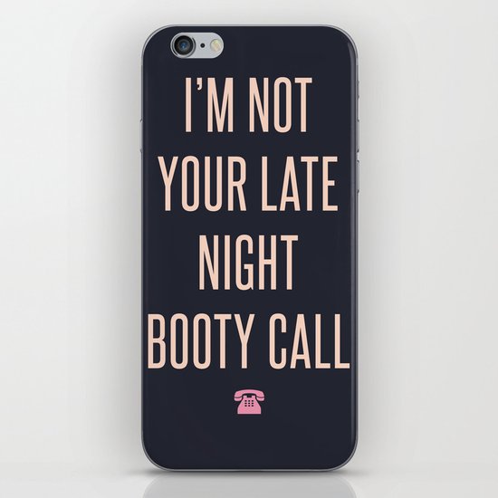 Booty Call iPhone & iPod Skin
