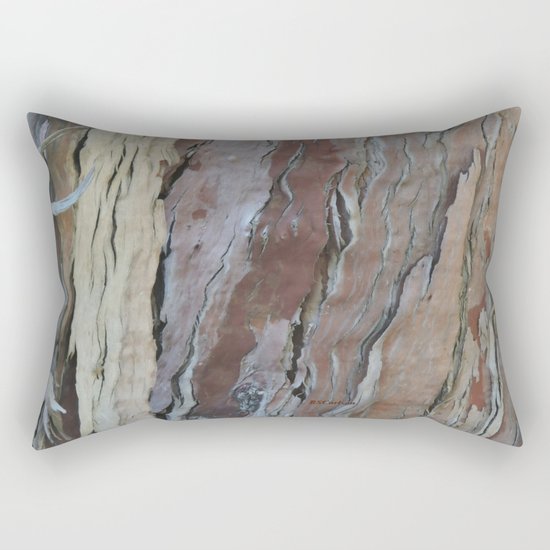 TEXTURES -- Fern-Leaved Ironwood Bark Rectangular Pillow