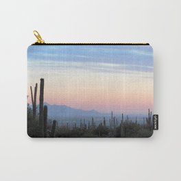 Watercolor Sunset, Ventana Canyon 02, Arizona Carry-All Pouch
