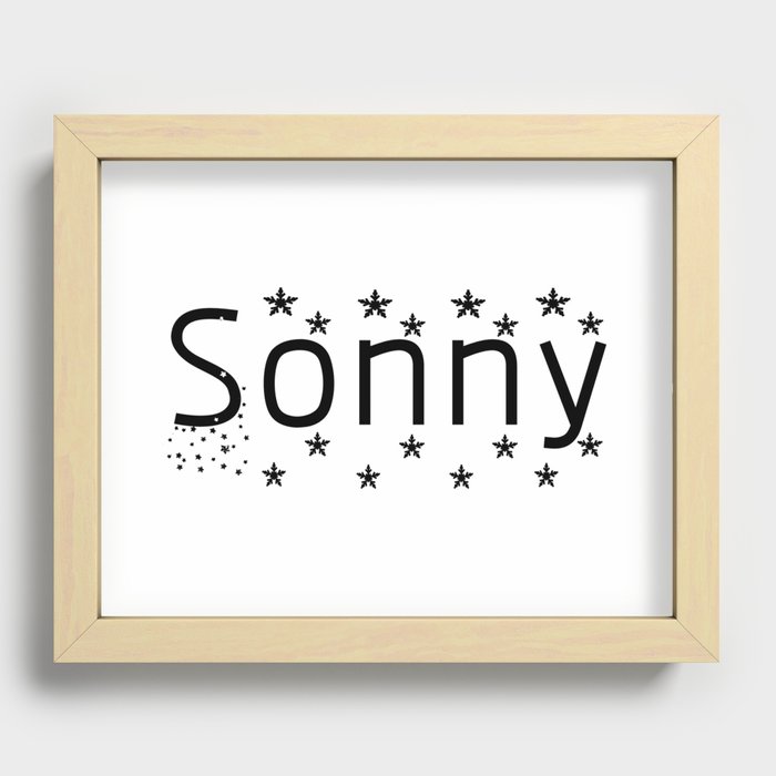 Sonny Recessed Framed Print