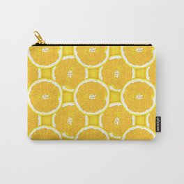 Orange Slice Paradise Vector Pattern Carry-All Pouch | Drawn, Food, Digital, Spring, Oranges, Tangarine, Pattern, Graphicdesign, Slice, Orange 