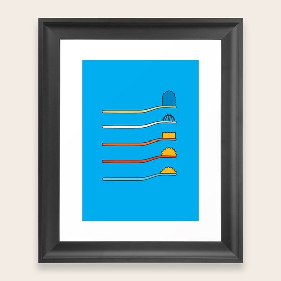 Simpsodyne Framed Art Print