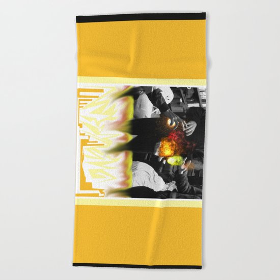 we gots That fire son! Beach Towel