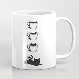 Morning Coffee, Cat in A Cup Coffee Mug