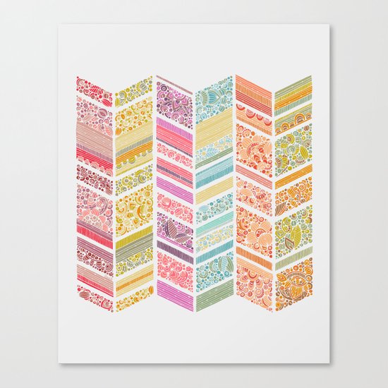Zig Zag Canvas Print