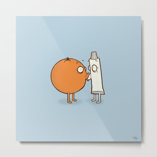 First and Last Kiss Metal Print