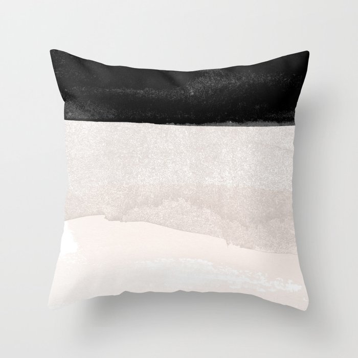 black and ivory pillows