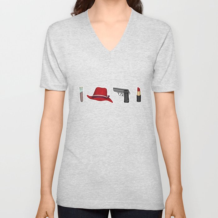Peggy Carter Items V Neck T Shirt