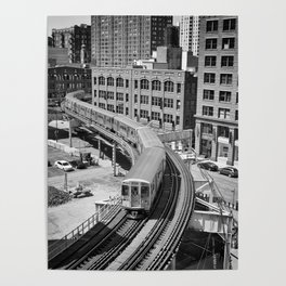 Brown Line Poster