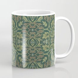 William Morris Tribute Green Woven Textile Design Mug