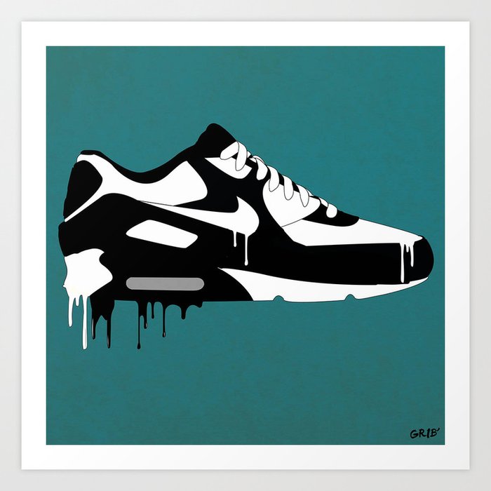 Nike Air Max 90' Art Print by grib 