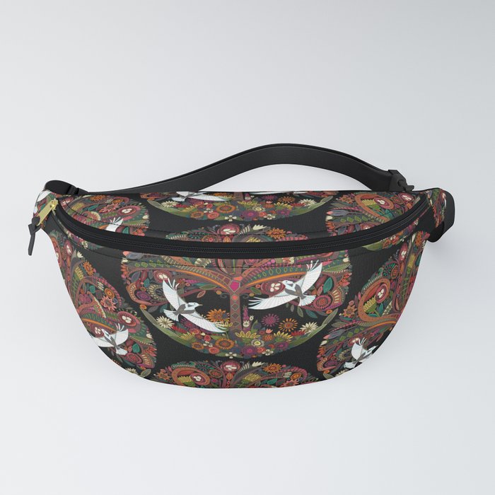 tree of life black Fanny Pack