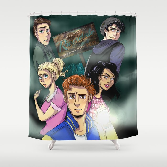Welcome To Riverdale Shower Curtain By Crunuckles Society6