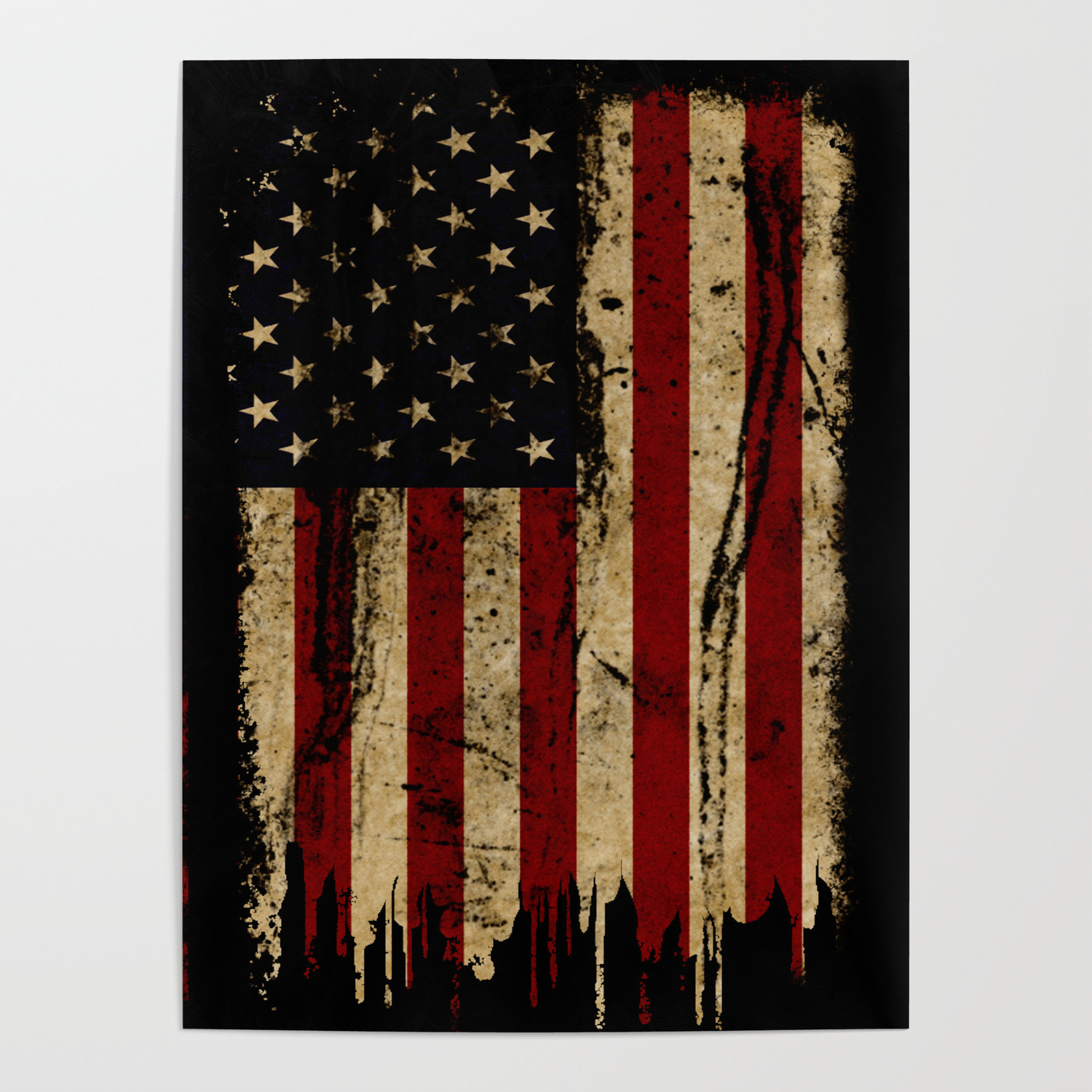 Vintage United States Flag 150x90cm