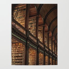 Dublin Trinity College's library Poster