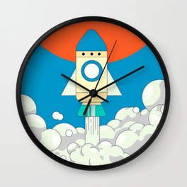 Spaceship Wall Clock