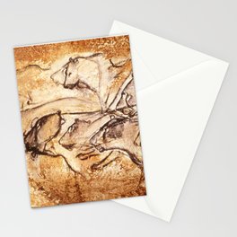 Panel of Lions // Chauvet Cave Stationery Card