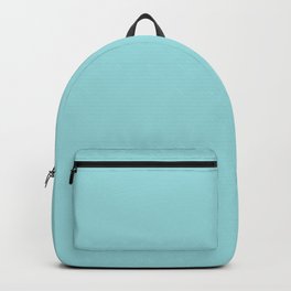 Solid Color LIGHT TEAL Backpack
