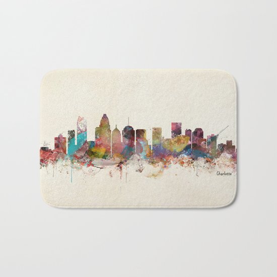 charlotte north carolina Bath Mat