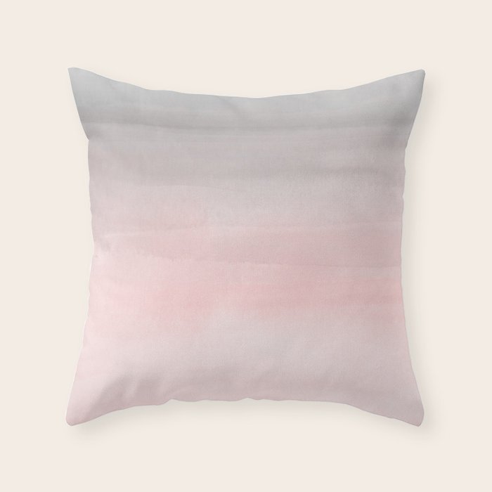 pink grey throw pillows