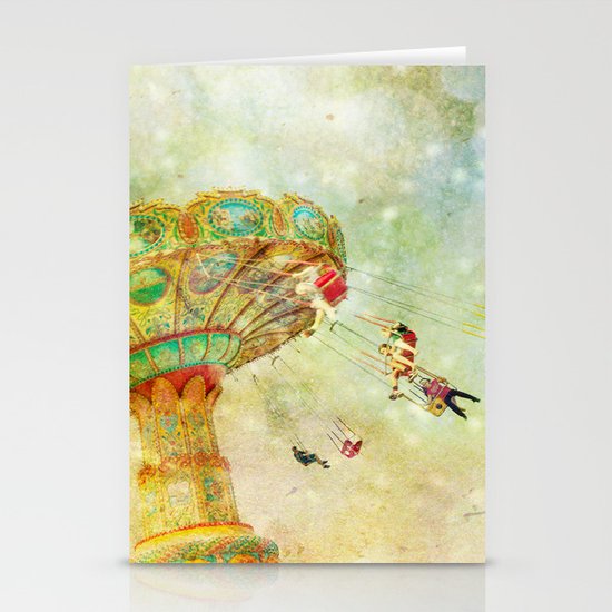 Round and Round Stationery Cards