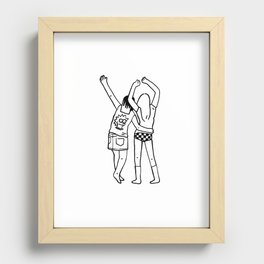 Dancers XXXI Recessed Framed Print