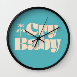 Cool Cry Baby Wall Clock