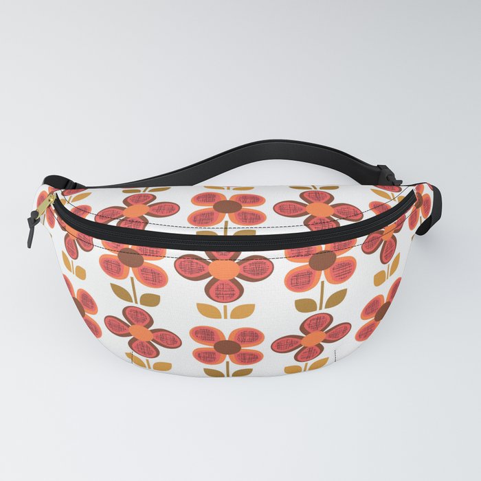 mcm red fanny pack
