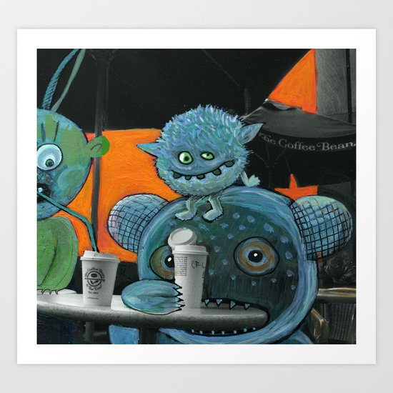 coffee bean Art Print
