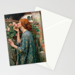 John William Waterhouse The Soul Of The Rose Stationery Card