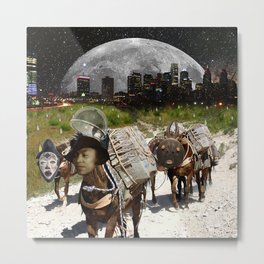 Black Women Are The Mules Of The Earth - Zora Neale Hurston Metal Print | Slavery, Space, Landscapeart, Moon, Zoranealehurston, Blackwomen, Angryblackwomen, Africanmasks, Mulesoftheearth, Digitalart 