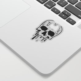black skull Sticker
