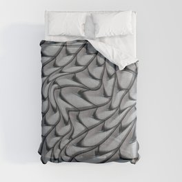 Modern abstract digital pattern design 749 Comforter