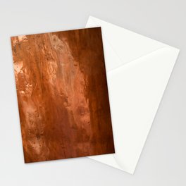 copper , metal background Stationery Card